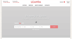 Desktop Screenshot of leanga.com